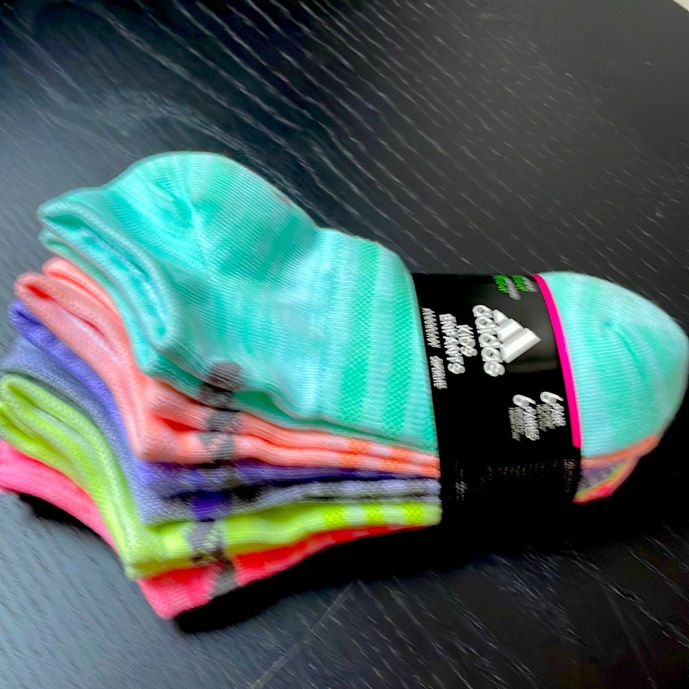Adidas Kids socks 6 pairs in package New